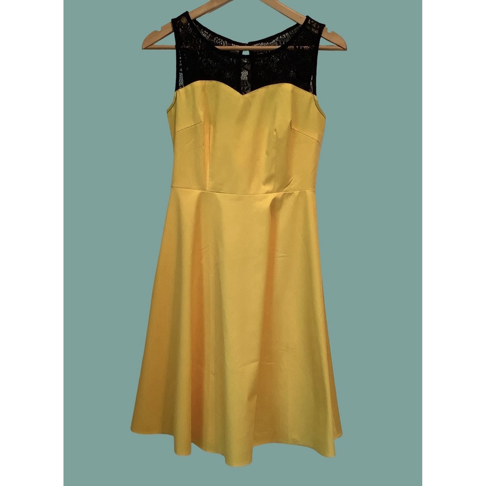 Bbonlinedress Yellow Retro Swing Dance Dress Pin Up Girl Party Dress S